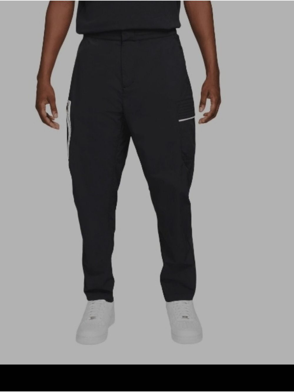 Nike Mens Black Sportsware Style Utility Pants Windpants 34 Like New